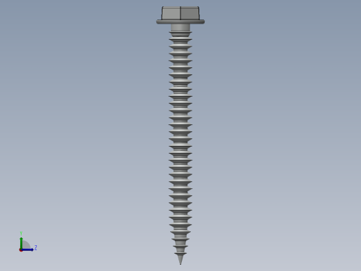 紧固件-Hex Head Screw-02左视缩略图