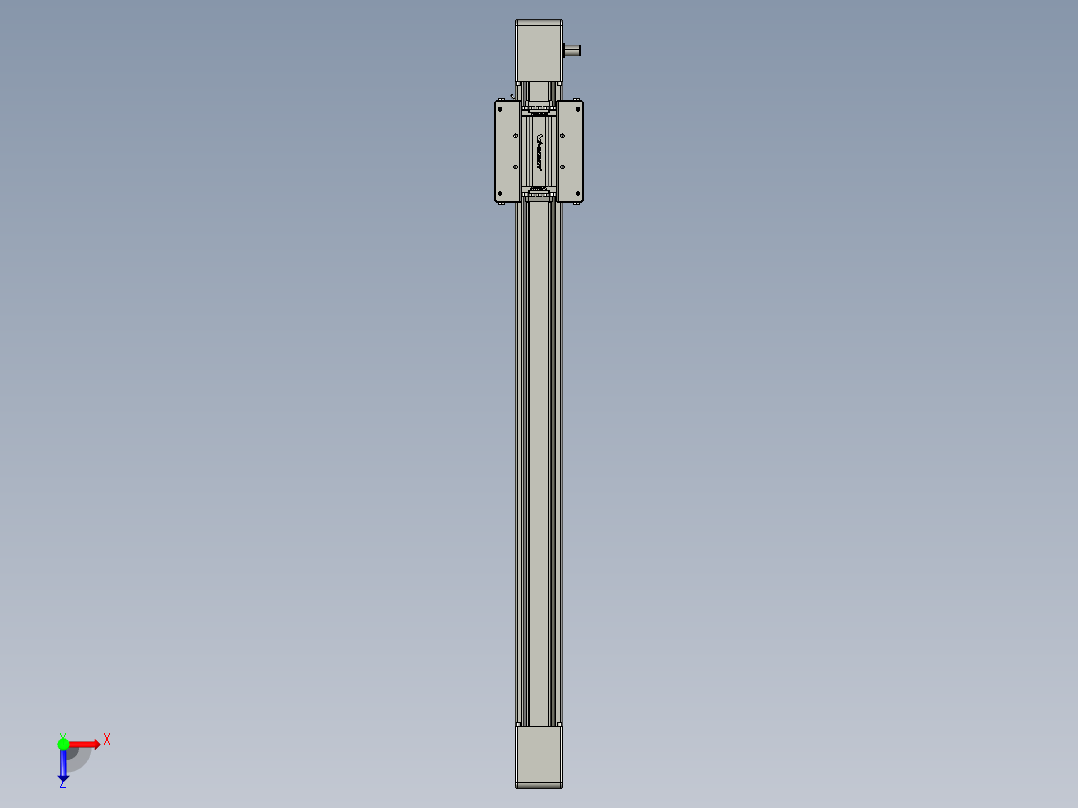 威洛博直线电机模组EB6-L140-S650-光轴俯视图