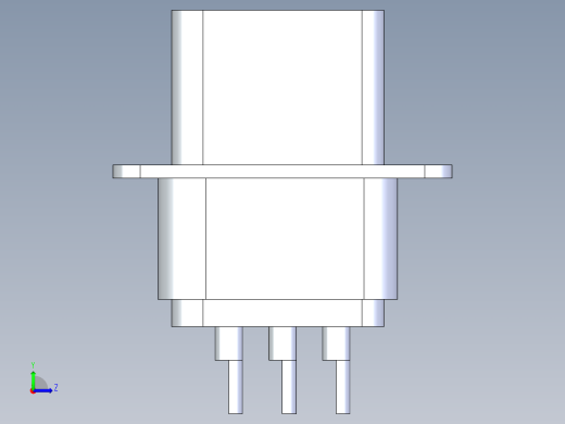 vga-female-connector-STEP左视缩略图
