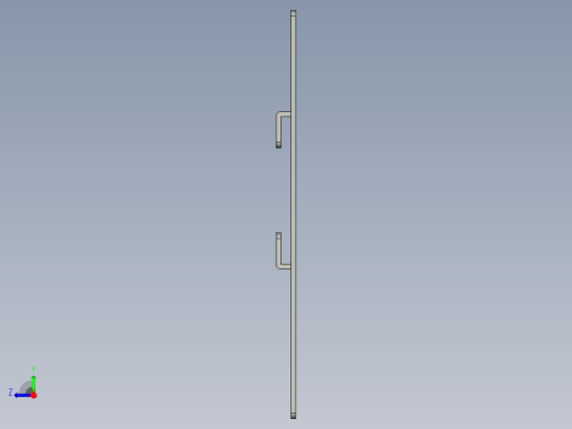 基恩士CA-DC100plate1_kc图纸模型右视缩略图