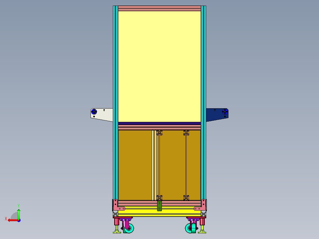 基于机器视觉的印刷电路板缺陷检测系统后视图