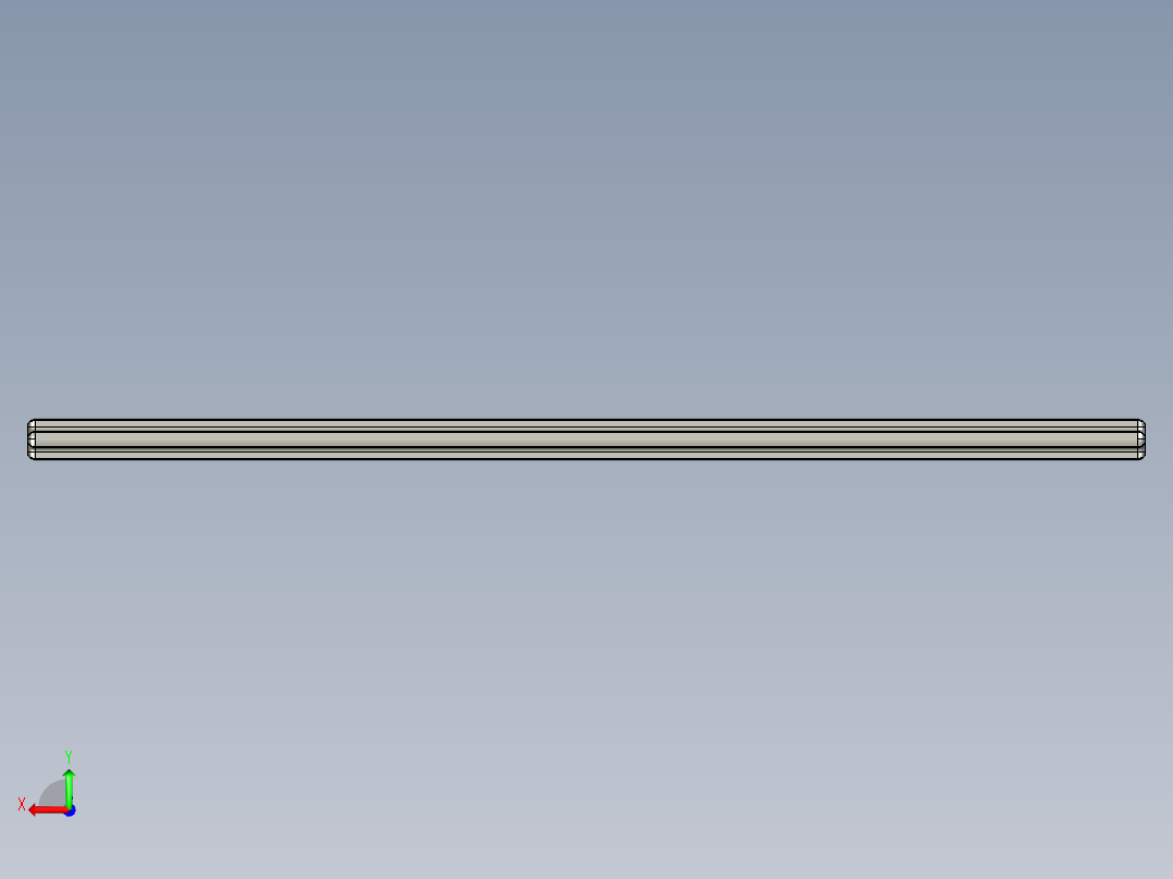 乐高机械组车桥-50451 Black Technic Axle 16.IGS后视图