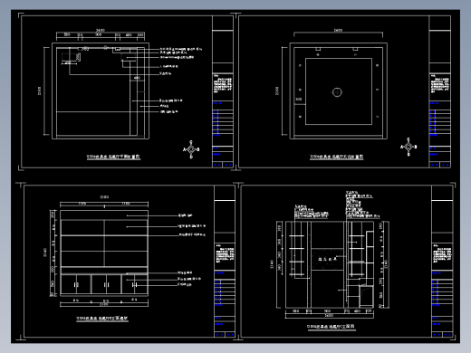 女式鞋店与皮具专卖展示柜图