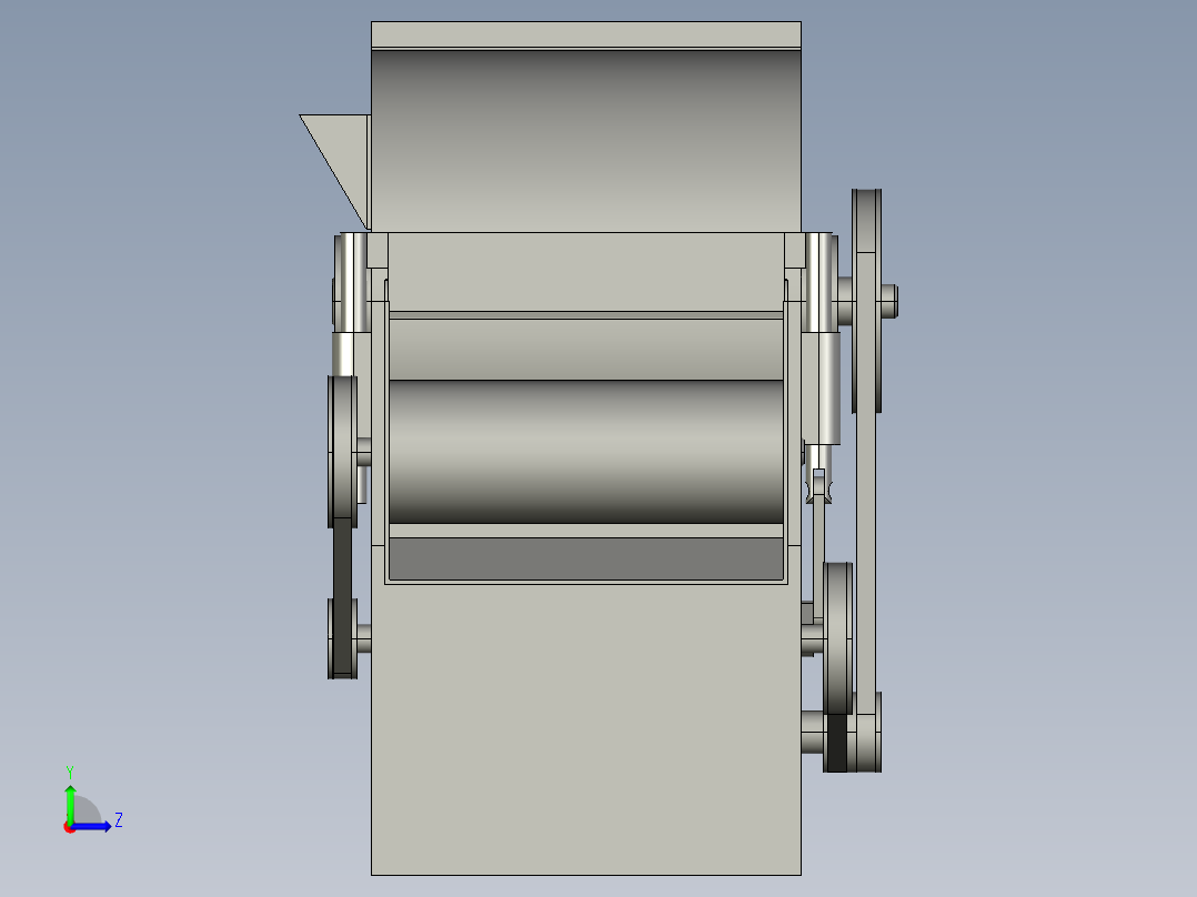 家用的多功能切菜机设计及动画仿真【三维PROE】120左视图
