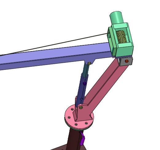 皮卡便携式伸缩臂吊臂起重机