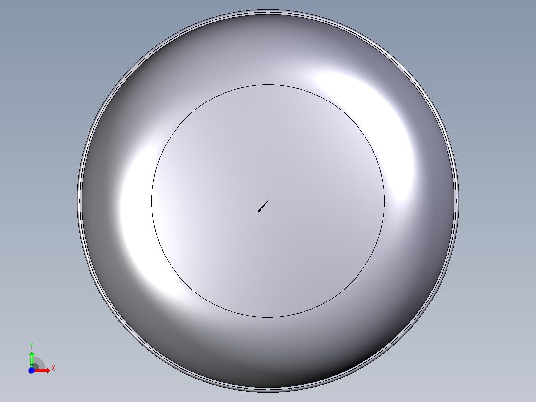 10CIV 带有溶剂焊接插座的端盖前视图