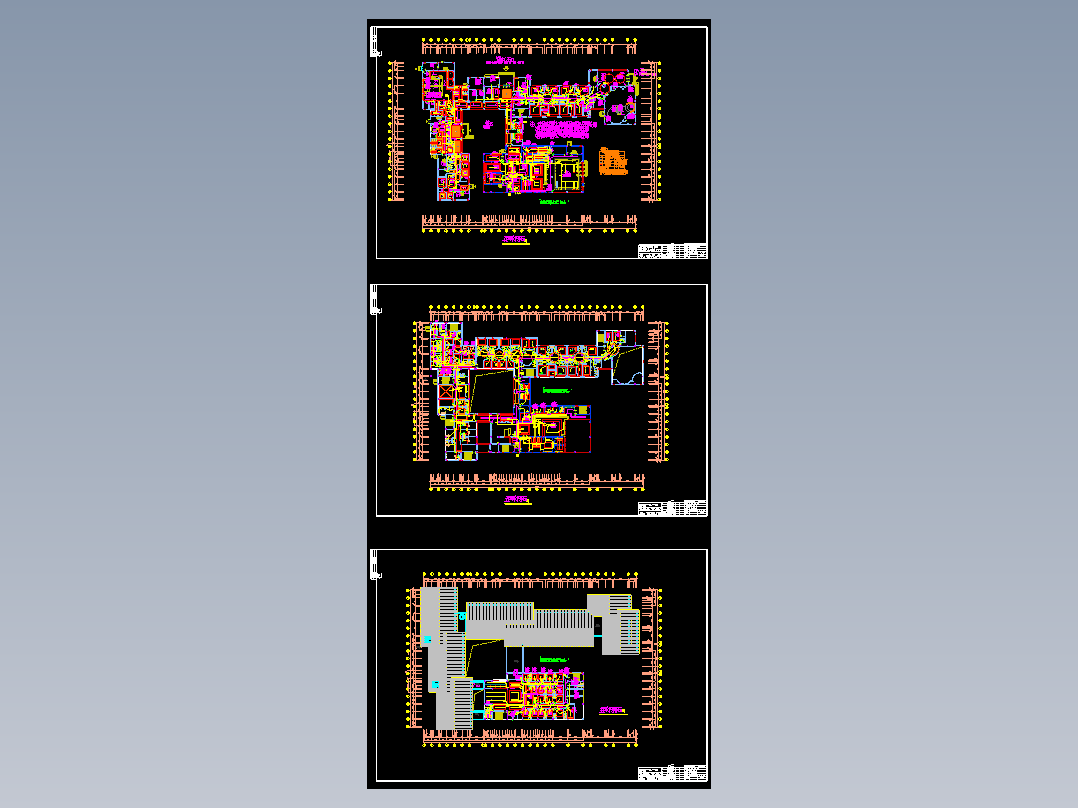 酒店娱乐城装修照明平面图