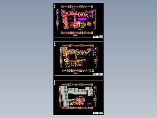 酒店娱乐城装修照明平面图