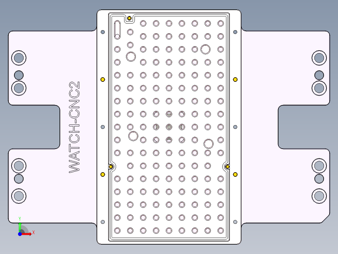 WATCH-手表CNC工装夹具三维模型CNC2-0425前视图