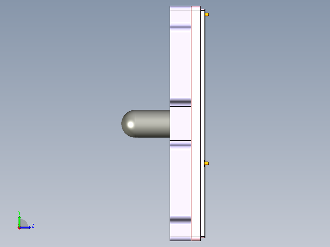 WATCH-手表CNC工装夹具三维模型CNC2-0425左视图
