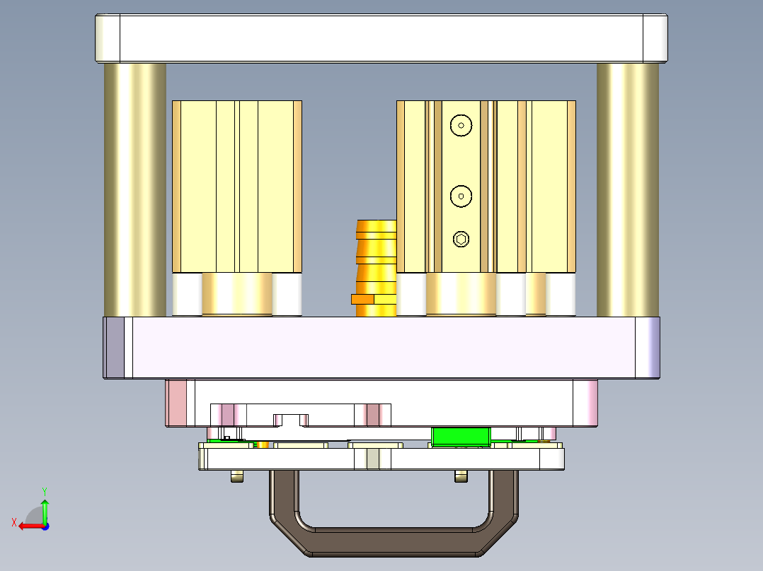 R4-笔记本CNC工装夹具三维模型CNC5-0903后视图