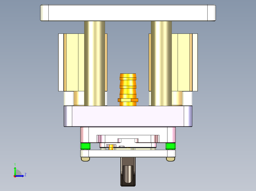 R4-笔记本CNC工装夹具三维模型CNC5-0903左视图