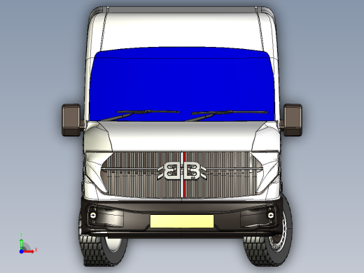 2024商务车面包车外形3D前视缩略图