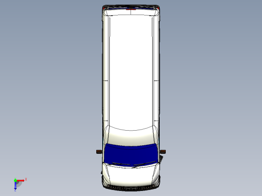 2024商务车面包车外形3D俯视缩略图