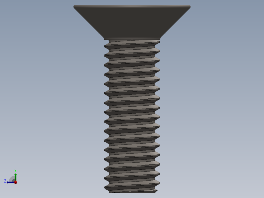 Screw_ISO_10642_M3x10_A2.SLDPRT右视缩略图