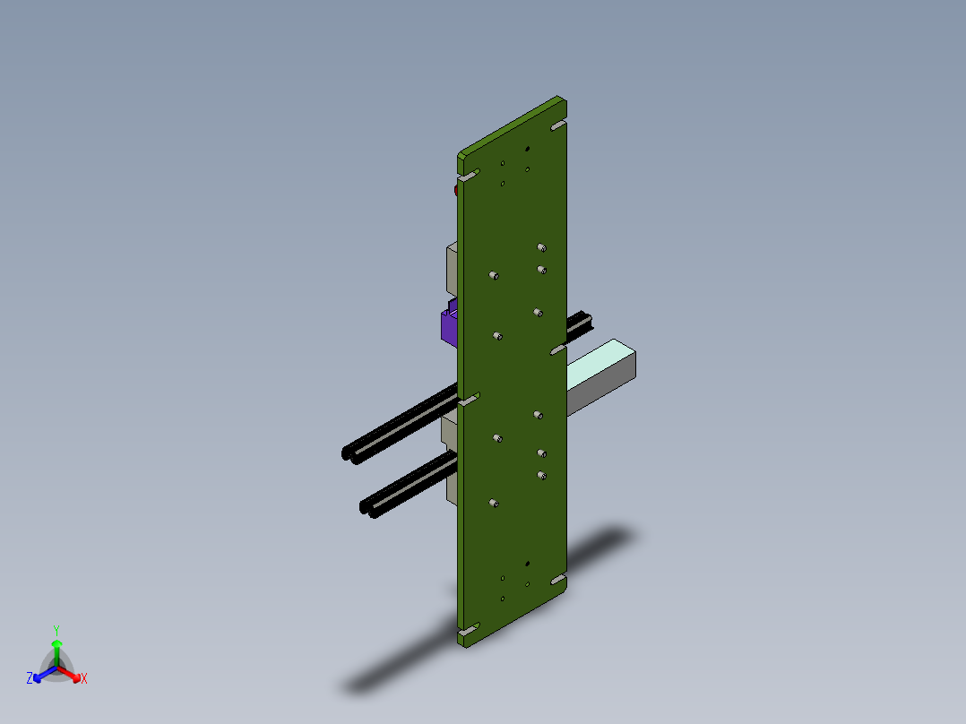 橡胶条手动简易切边工装