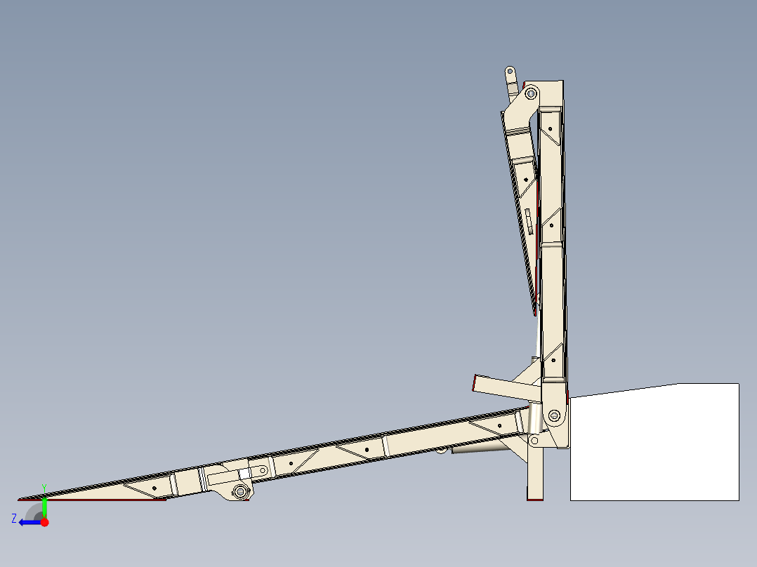 B3003954-车辆梯子右视图