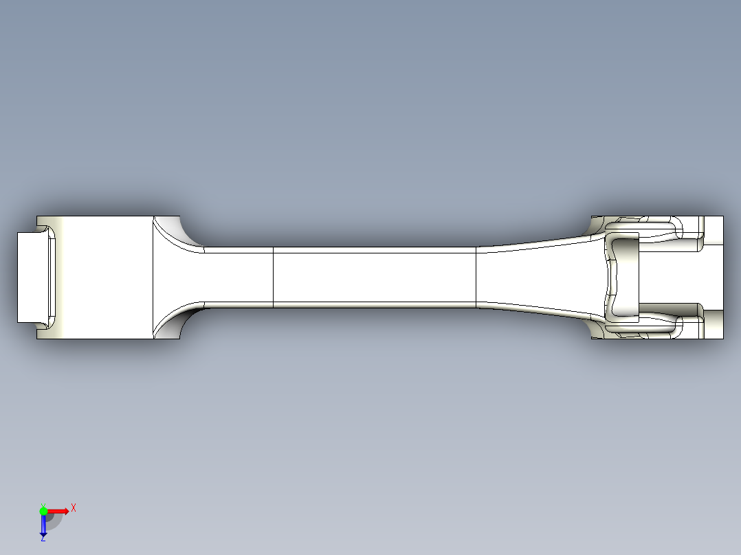 汽车连杆的铣上下端面专用夹具设计及加工工艺装备含NX三维及非标8张CAD图俯视图