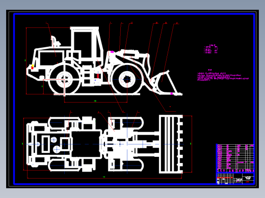 小型ZL60轮式装载机液压系统设计7张CAD图