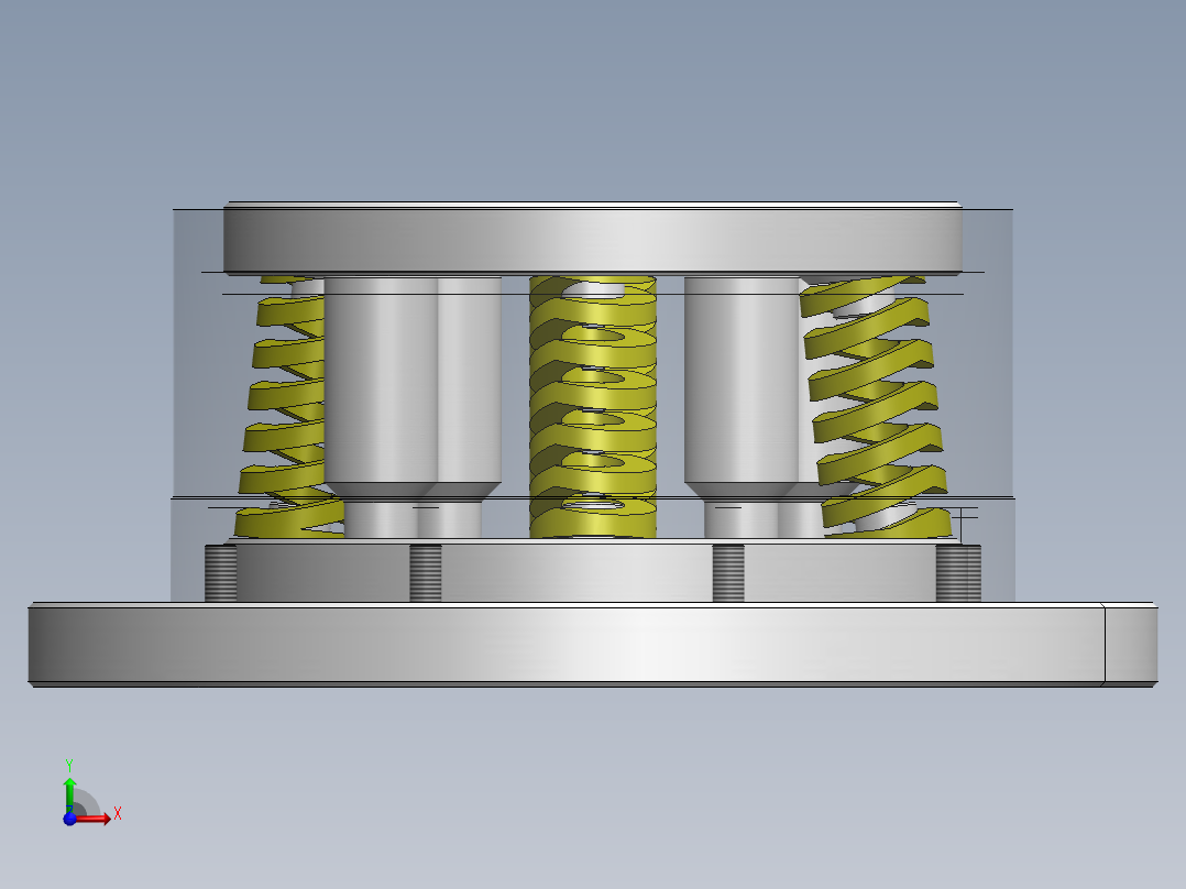 CM-B6080070-00 定心装置前视图