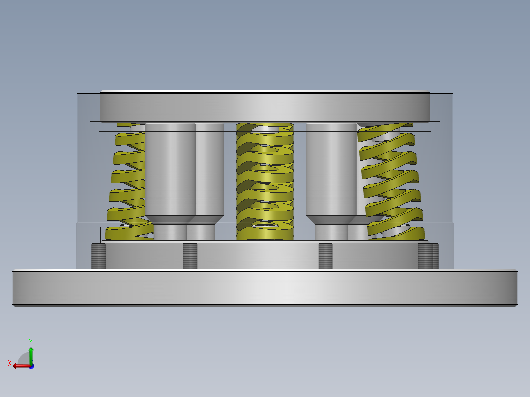 CM-B6080070-00 定心装置后视图