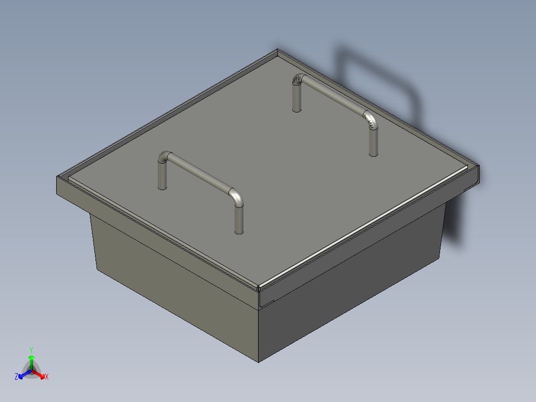9K防爆口组件-A正等轴测图