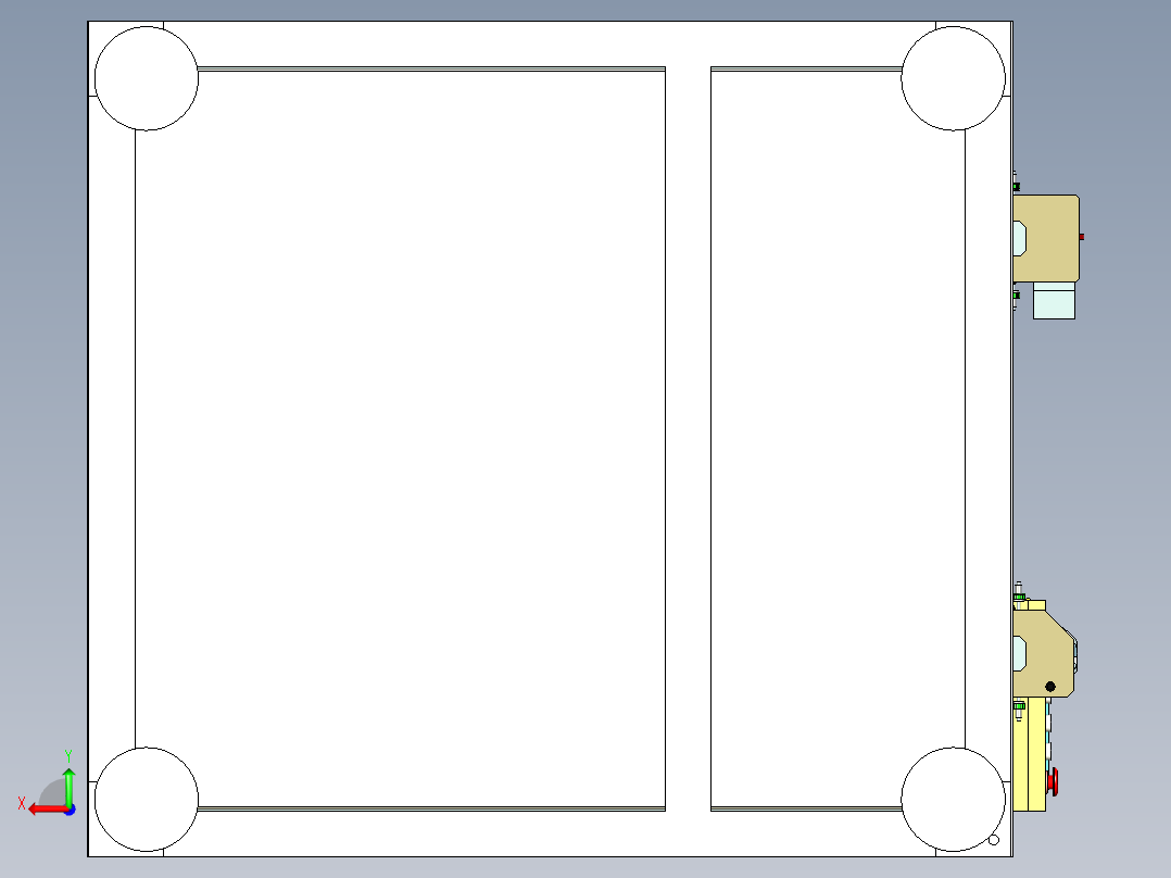 自动穿鞋带机（全自动系鞋带机）后视图