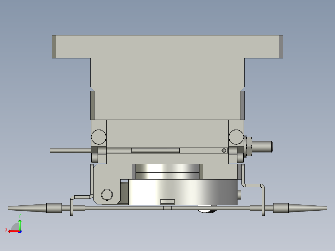 CXDQ02-06-01-00馒头块转向组件后视图