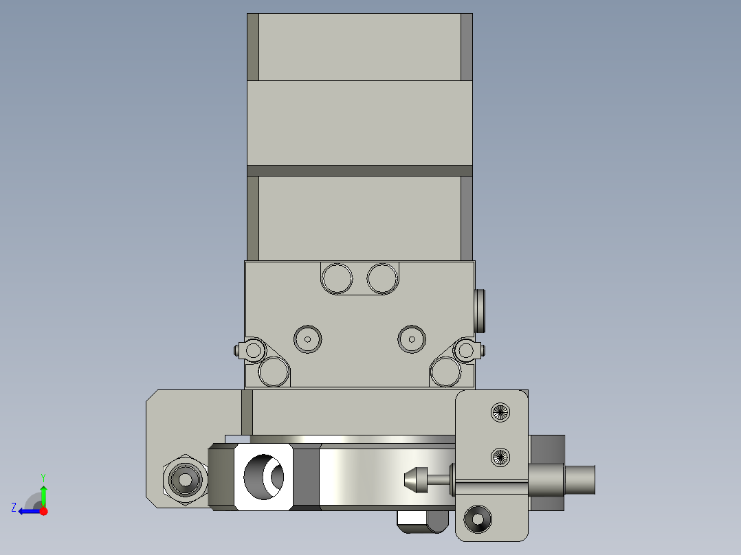 CXDQ02-06-01-00馒头块转向组件右视图