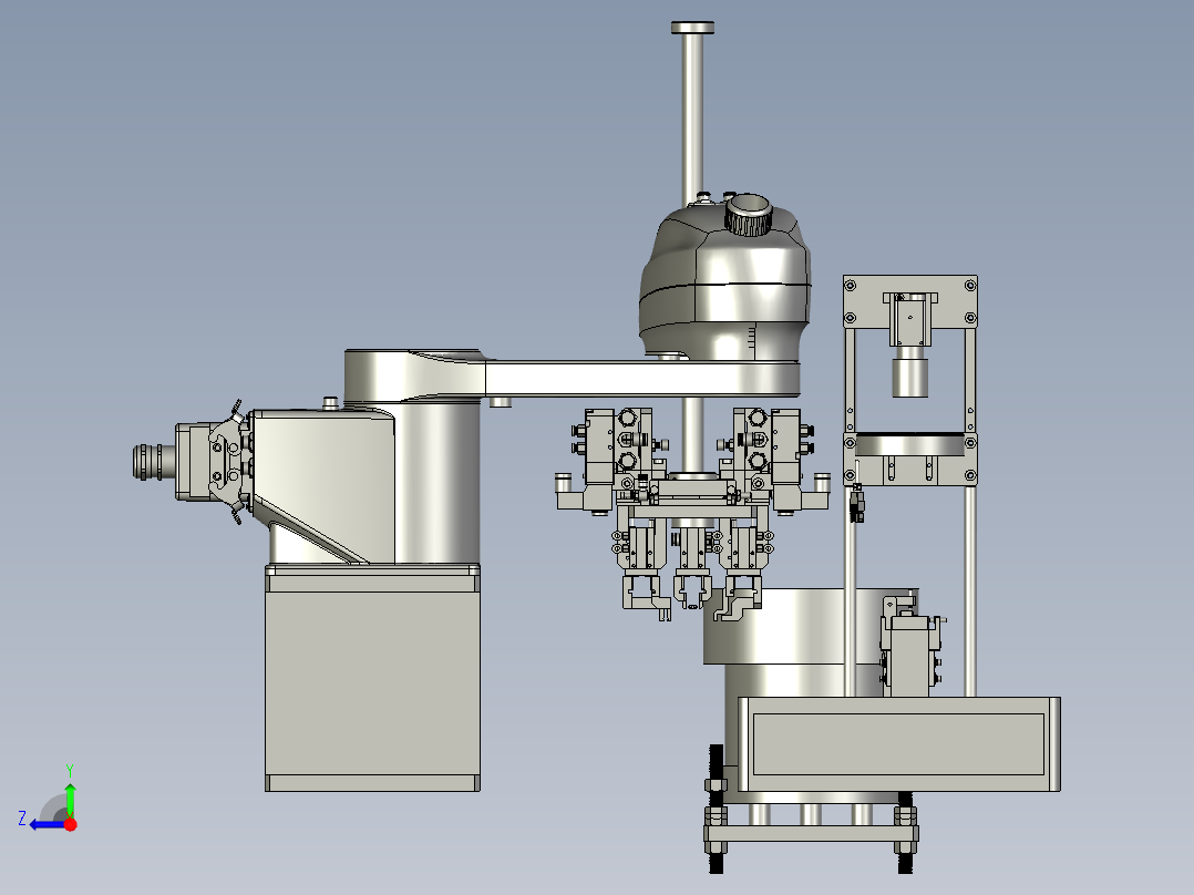 CZXD191019-04固定器上料机构右视图