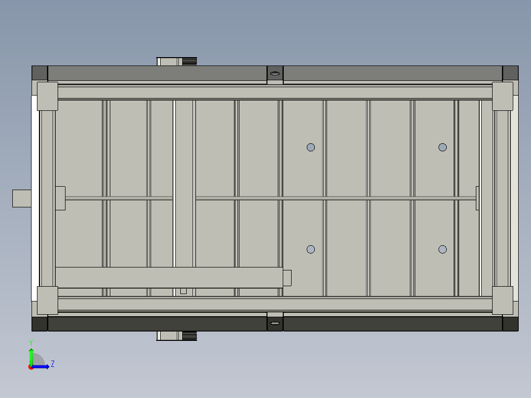 自动化新型泡沫板雕刻机左视图