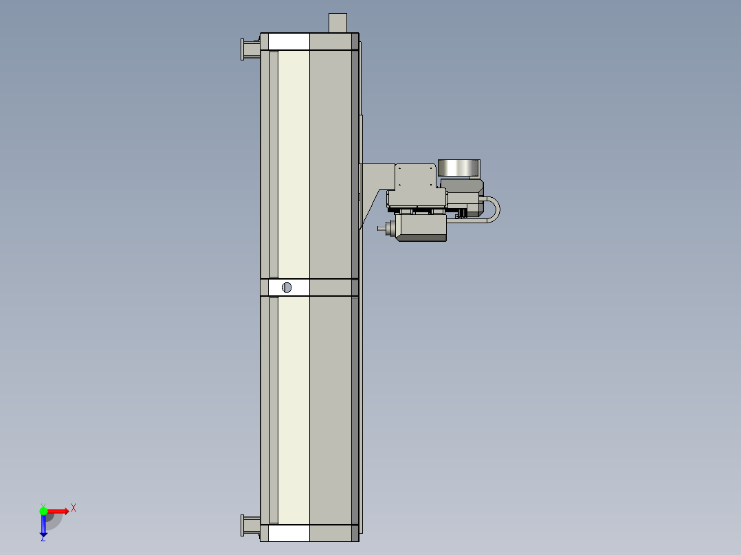 自动化新型泡沫板雕刻机俯视图