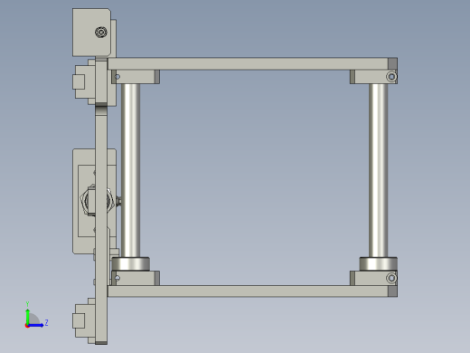 接料底座组件左视缩略图