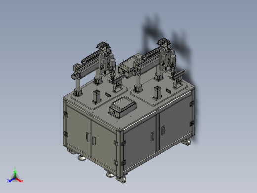 用于螺栓螺母的装配设备正等轴测缩略图