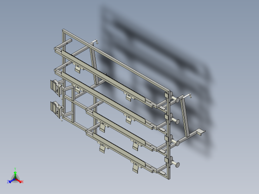 防擦条喷涂挂具