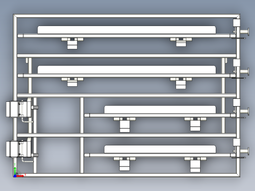 防擦条喷涂挂具前视缩略图