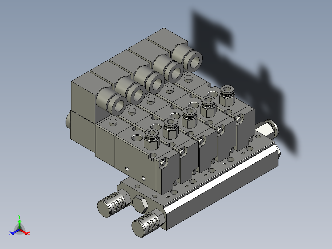 A-NDK250210-00001-电磁阀组件主视图