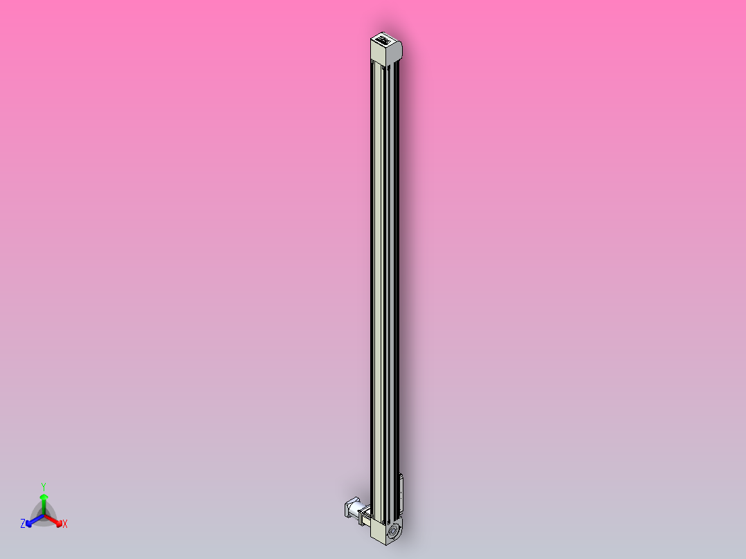 带式直线轴半闭式TPA-ONB-120-256-L2750-DR-J90-N3主视图