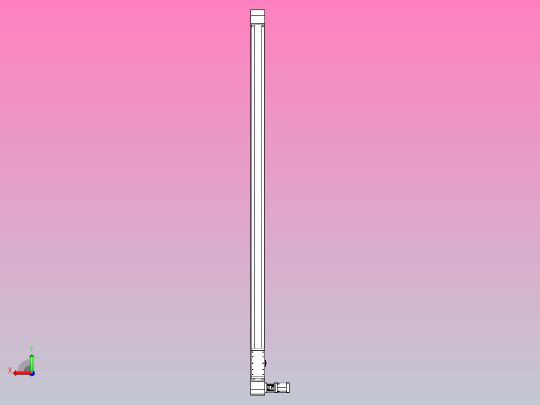 带式直线轴半闭式TPA-ONB-120-256-L2750-DR-J90-N3后视图