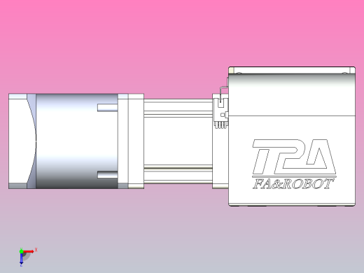 带式直线轴半闭式TPA-ONB-120-256-L2750-DR-J90-N3俯视缩略图