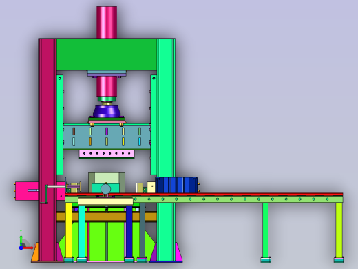 砖生产用分切装置前视缩略图