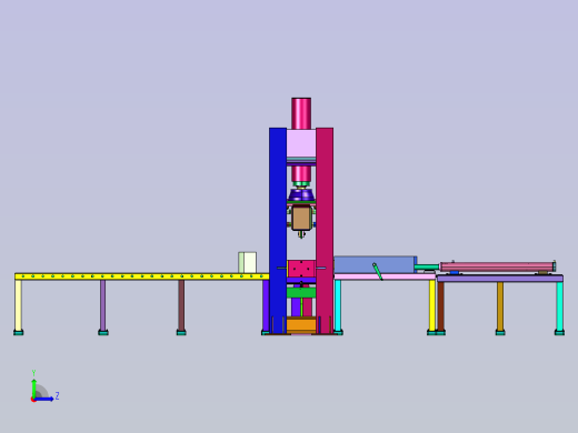 砖生产用分切装置左视缩略图
