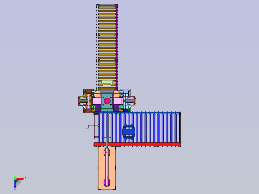 砖生产用分切装置俯视缩略图