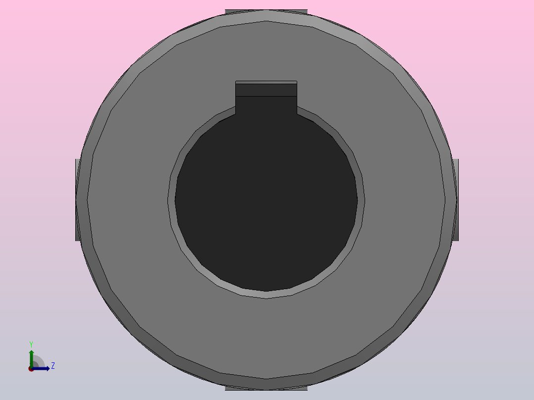 万向联轴器WSP04-PB-Y12-Y12-300／450WSP型可伸缩小型十字轴万向联轴器左视图