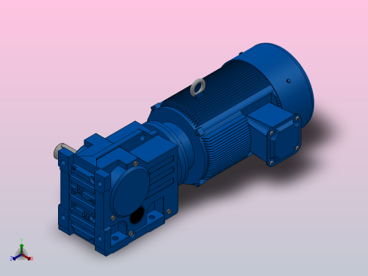 K87底脚轴伸式安装螺旋锥齿轮减速机K87-YV15-4P-19.45-M1-0°-B