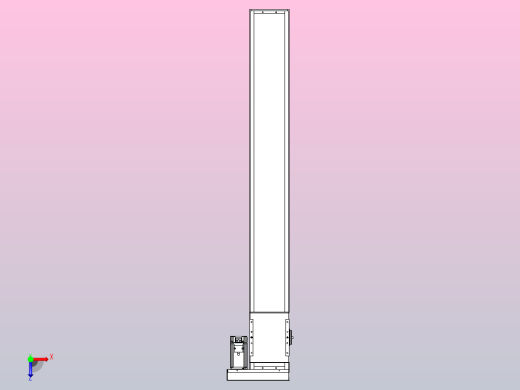 滚珠丝杠直线轴带导轨全封闭TPA-HCR-140D-2010C-L1050-ML-C-P40-N3俯视缩略图