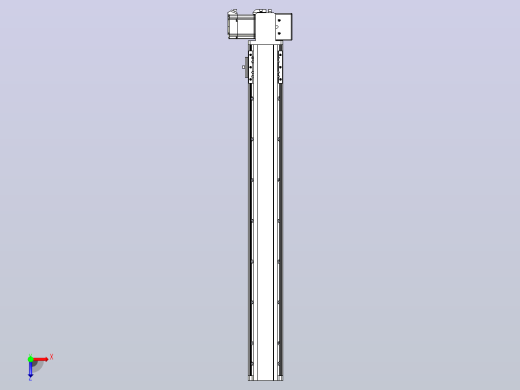 皮带直线轴半封闭可选导轨TPA-HNB-85D-90-L650-LP-C-P20-N3俯视缩略图