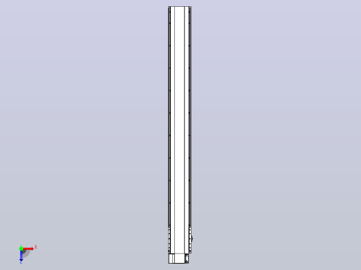 皮带直线轴半封闭可选导轨TPA-HNB-202D-140-L1850-LP-C-P75-N3俯视缩略图