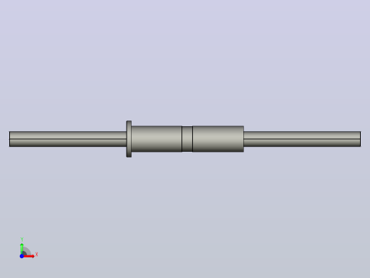 DKFZD6340-5滚珠丝杆3D模型前视缩略图