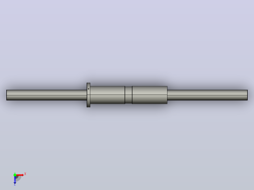 DKFZD6340-5滚珠丝杆3D模型俯视缩略图